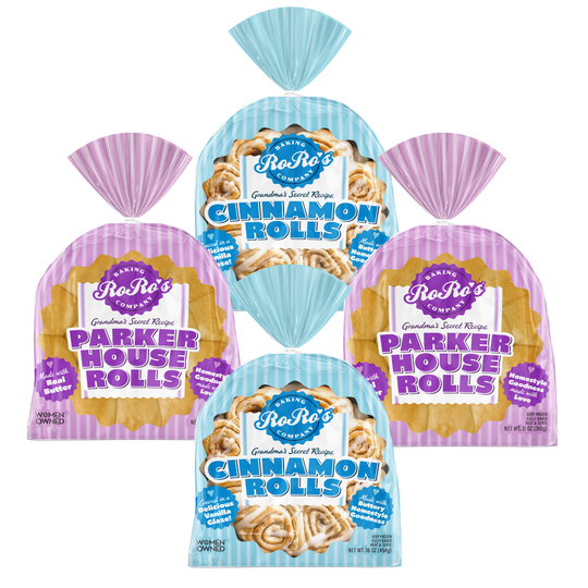 Thanksgiving Sampler Pack – Cinnamon Rolls & Parker House Rolls